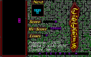 Tetris atari screenshot
